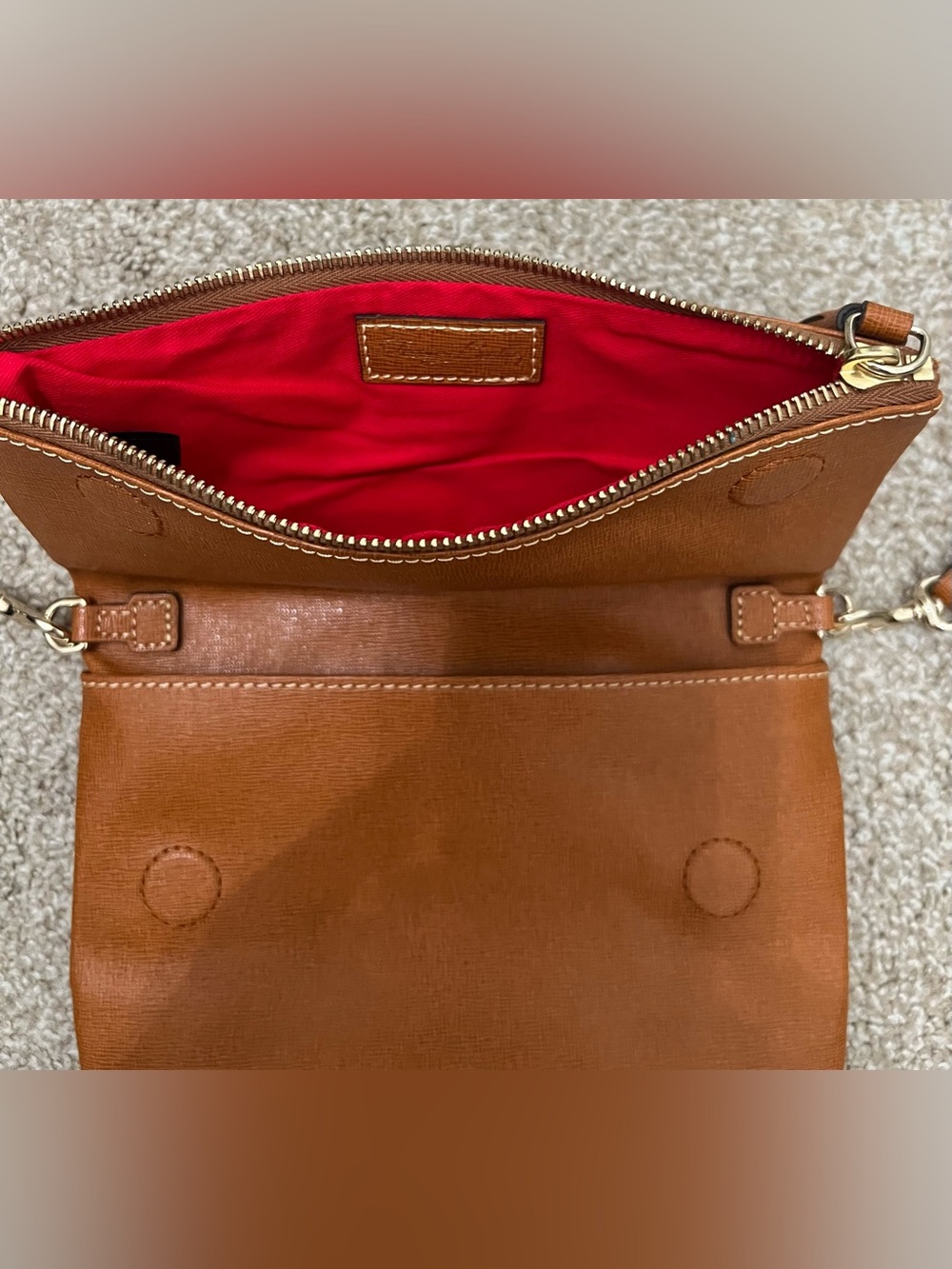 Dooney & Bourke Leather Crossbody Purse - Picture 4 of 9